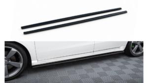 Lip Spoiler Volkswagen Passat B7 R-Line Side Skirts Gloss Black