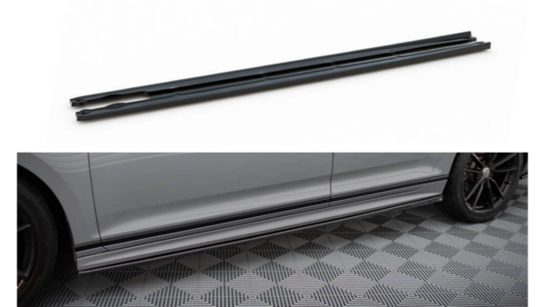 Lip Spoiler Volkswagen Passat B8 Facelift R-Line Side Skirts