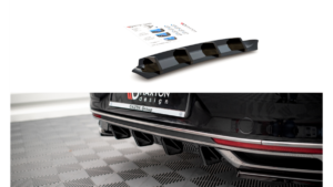 Lip Spoiler Volkswagen Passat B8 Facelift Rear Valance Gloss Black