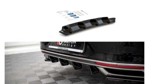 Lip Spoiler Volkswagen Passat B8 Facelift Rear Valance Gloss Black
