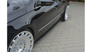 Lip Spoiler Volkswagen Passat CC Side Skirts Gloss Black