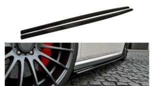 Lip Spoiler Volkswagen Polo V Facelift GTI Side Skirts Gloss Black