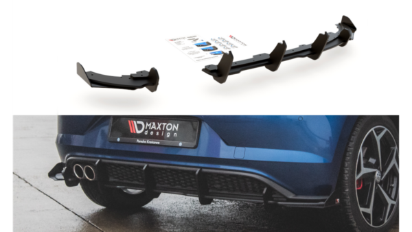 pol_pl_Dokladka-Volkswagen-Polo-VI-GTI-Zderzak-Tyl-Flaps-Black-Red-Racing-Durability-273968_7.png Lip Spoiler Volkswagen Polo VI GTI Rear Valance + Flaps Black-Red Racing Durability