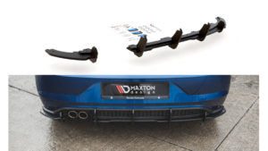 Lip Spoiler Volkswagen Polo VI GTI Rear Valance + Flaps Red Racing Durability