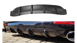 Lip Spoiler Volkswagen Scirocco III Facelift R Rear Valance Gloss Black
