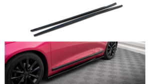Lip Spoiler Volkswagen Scirocco III Side Skirts Gloss Black