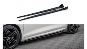 Lip Spoiler Volkswagen Scirocco III R Side Skirts v.2 + Flaps