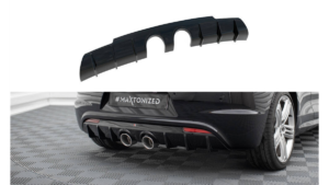Lip Spoiler Volkswagen Scirocco III R Rear Valance v.3 Gloss Black