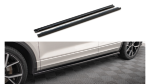 Lip Spoiler Volkswagen T-Roc Facelift R R-Line Side Skirts Gloss Black