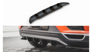 Lip Spoiler Volkswagen T-Roc Rear Valance Gloss Black