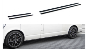 Lip Spoiler Volkswagen T6 Facelift Long Side Skirts