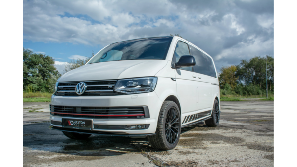 Lip Spoiler Volkswagen T6 Side Skirts Gloss Black