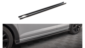 Lip Spoiler Volkswagen Taigo R-Line Side Skirts Gloss Black