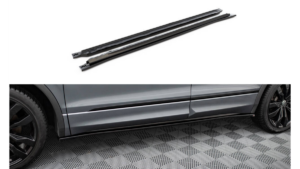 Lip Spoiler Volkswagen Tiguan II Allspace Side Skirts Gloss Black