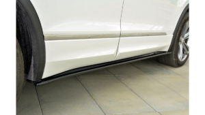 Lip Spoiler Volkswagen Tiguan II R-Line Side Skirts Gloss Black