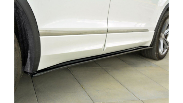 Lip Spoiler Volkswagen Tiguan II R-Line Side Skirts Gloss Black