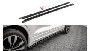 Lip Spoiler Volkswagen Touareg III R-line Side Skirts Gloss Black