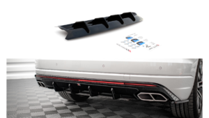 Lip Spoiler Volkswagen Touareg III R-line Rear Valance Gloss Black