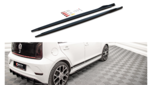 Lip Spoiler Volkswagen Up GTI Side Skirts Gloss Black