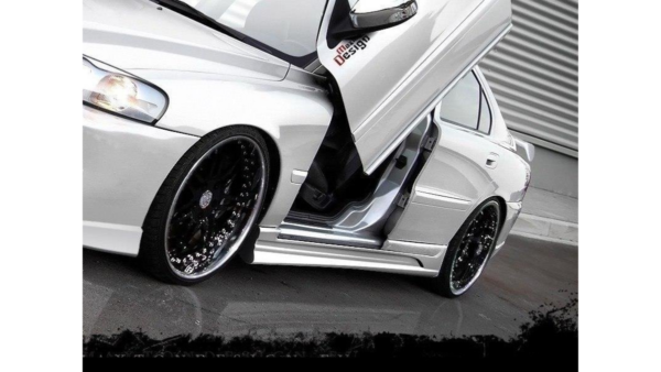 Lip Spoiler Volvo S60 I Side Skirts Not primed