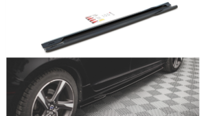 Lip Spoiler Volvo S60 II R-Design Side Skirts Gloss Black