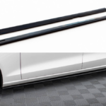 Lip Spoiler Volvo S60 III R-Design Side Skirts v.2 Gloss Black
