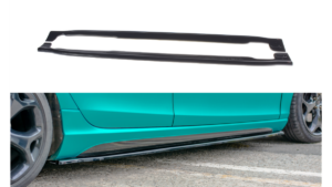 Lip Spoiler Volvo V40 R-design Side Skirts Gloss Black