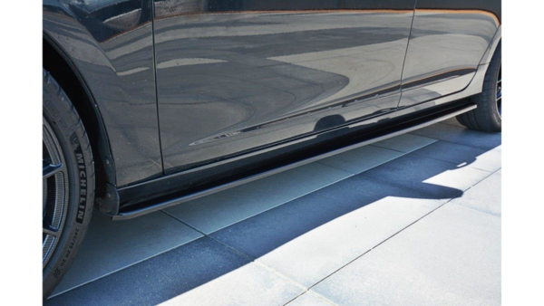 Lip Spoiler Volvo V60 Polestar Facelift Side Skirts Gloss Black