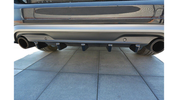 Lip Spoiler Volvo V60 Polestar Facelift Rear Gloss Black