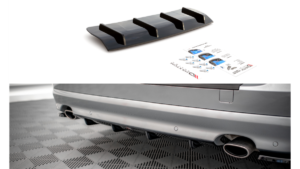 Lip Spoiler Volvo V70 III Rear Valance Gloss Black