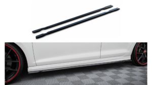Side Skirts Diffusers V.4 Volkswagen Golf R Mk7