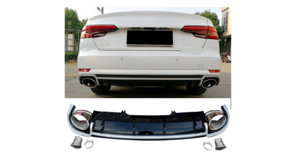 pol_pl_Dyfuzor-Audi-A4-B8-Facelift-Tyl-z-koncowkami-265807_4.png Difuusor Audi A4 B8 Facelift tagumine koos torudega
