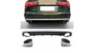 Difuusor Audi A6 C7 tagumine koos torudega