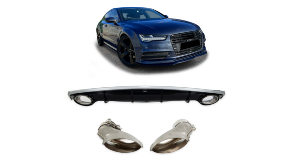 Difuusor Audi A7 C7 Facelift tagumine