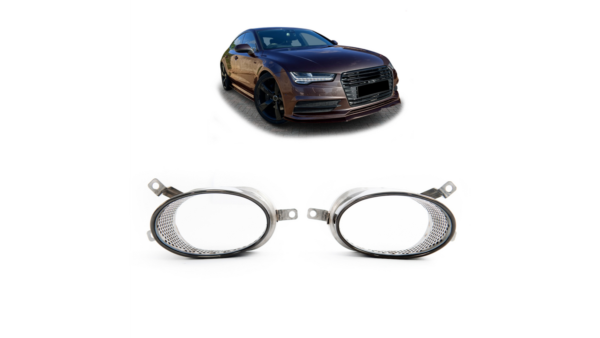 Diffuser Audi A7 C7 Facelift Rear with Pipes