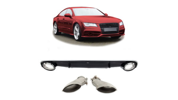 Difuusor Audi A7 C7 tagumine