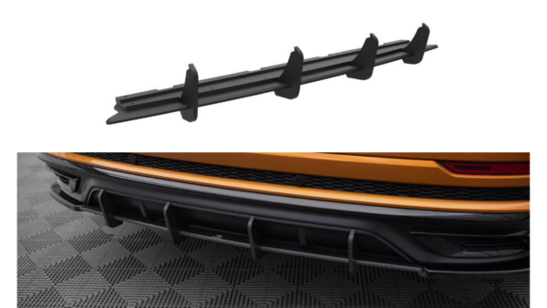 Diffuser Audi Q8 4M S-Line Rear Street Pro Red