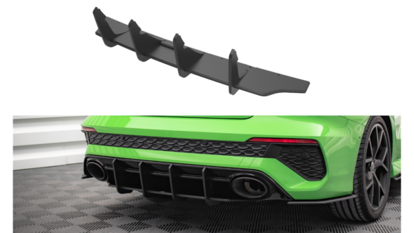 Diffuser Audi RS3 8Y Rear Street Pro Red