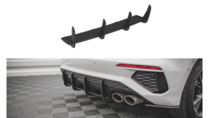 Diffuser Audi S3 8Y Rear Street Pro Black-Red