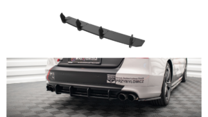 Diffuser Audi S8 D4 Rear Street Pro Red