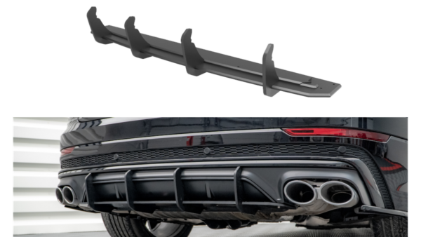 Diffuser Audi SQ8 4M Rear Street Pro Black