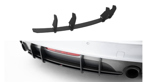 Diffuser Audi TT S-Line 8J Facelift Rear Street Pro Red