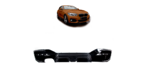 Diffuser BMW 1 F20 F21 Facelift Rear Gloss Black