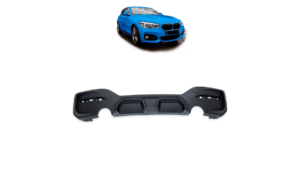 Diffuser BMW 1 F20 F21 Facelift Rear Matt Black