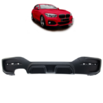 Diffuser BMW 1 F20 F21 Facelift Rear Matt Black