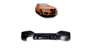Diffuser BMW 1 F20 F21 Facelift Rear Matt Black
