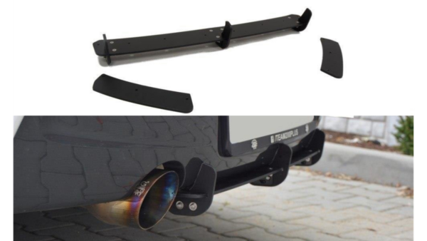 Diffuser BMW 1 F20 Rear + Rear Side Splitters M-Power