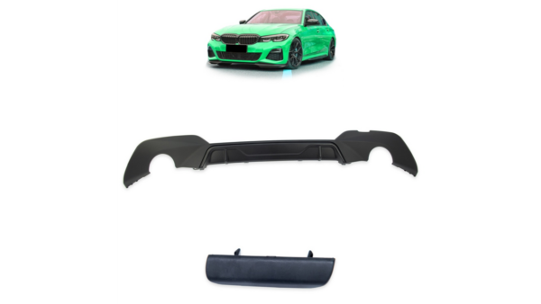 Diffuser BMW 3 G20 G21 Rear Matt Black