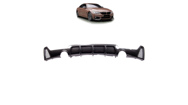 Difuusor BMW 4 F32 F33 F36 tagumine Carbon Look