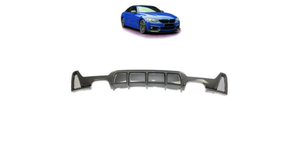 Difuusor BMW 4 F32 F33 F36 tagumine Carbon Look